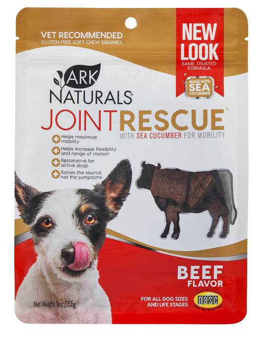 Ark Naturals Sea "Mobility" Joint Rescue Beef Jerky Dog Treats, 9-oz