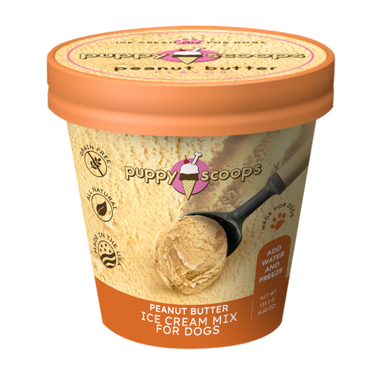 Puppy Scoops Ice Cream Mix for Dogs: Peanut Butter / 4.65 oz